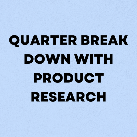 Quarter Break Down with Product Research