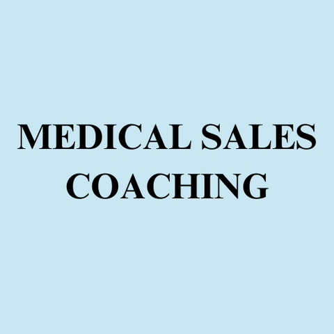 Medical Sales Coaching (Monthly Subscription)