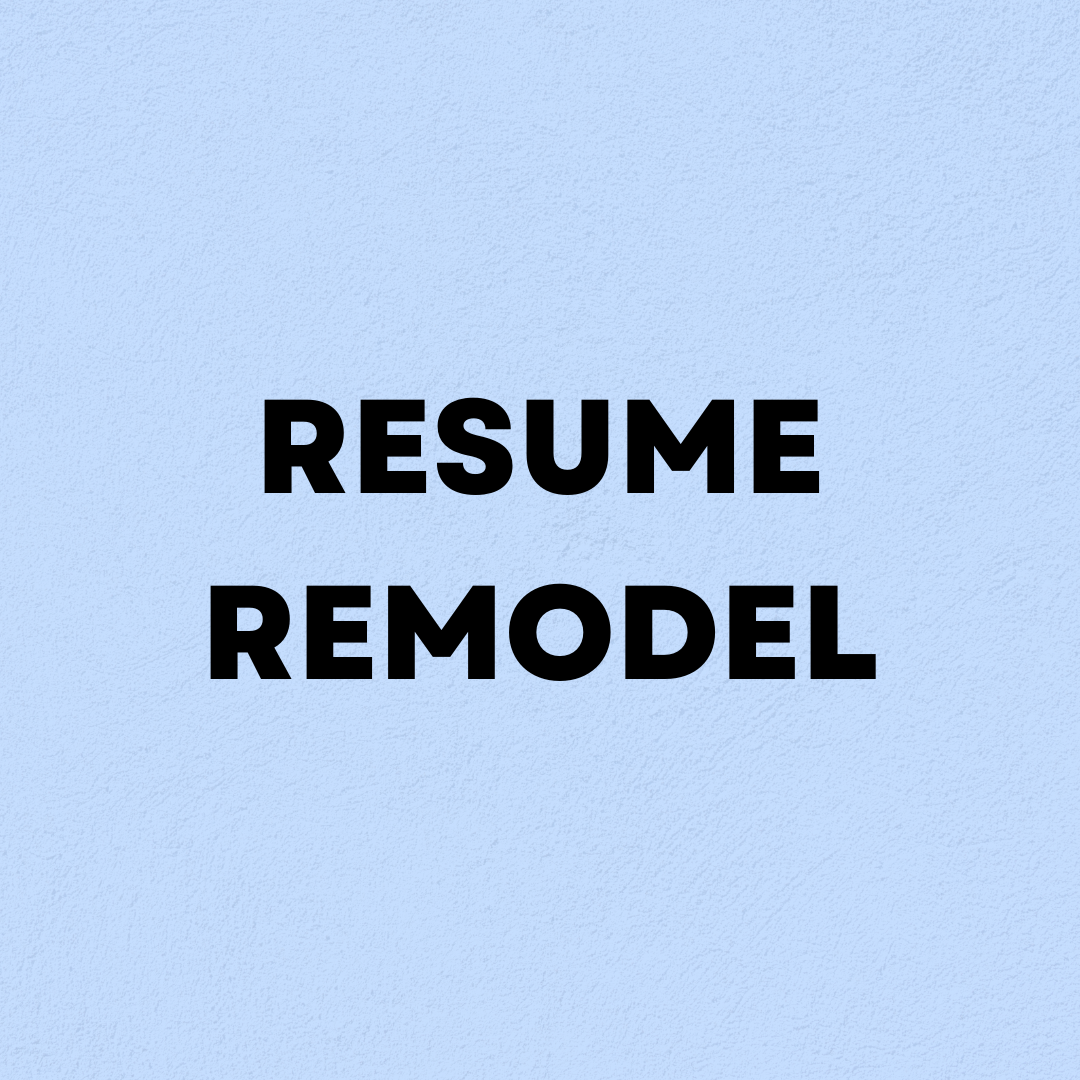 Resume Remodel