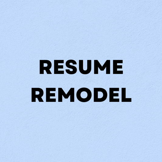Resume Remodel